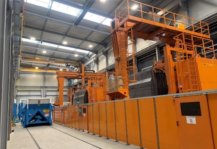 Robotizirana linija za varjenje kontejnerjev